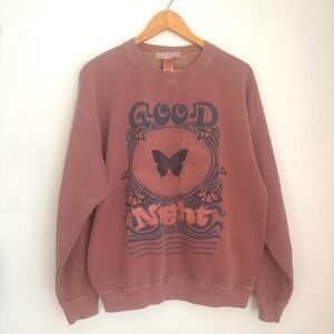 Urban Outfitters Mauve Graphic Sweatshirt